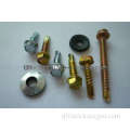 Self Drilling Screw Hex Head EPDM Washer Zinc